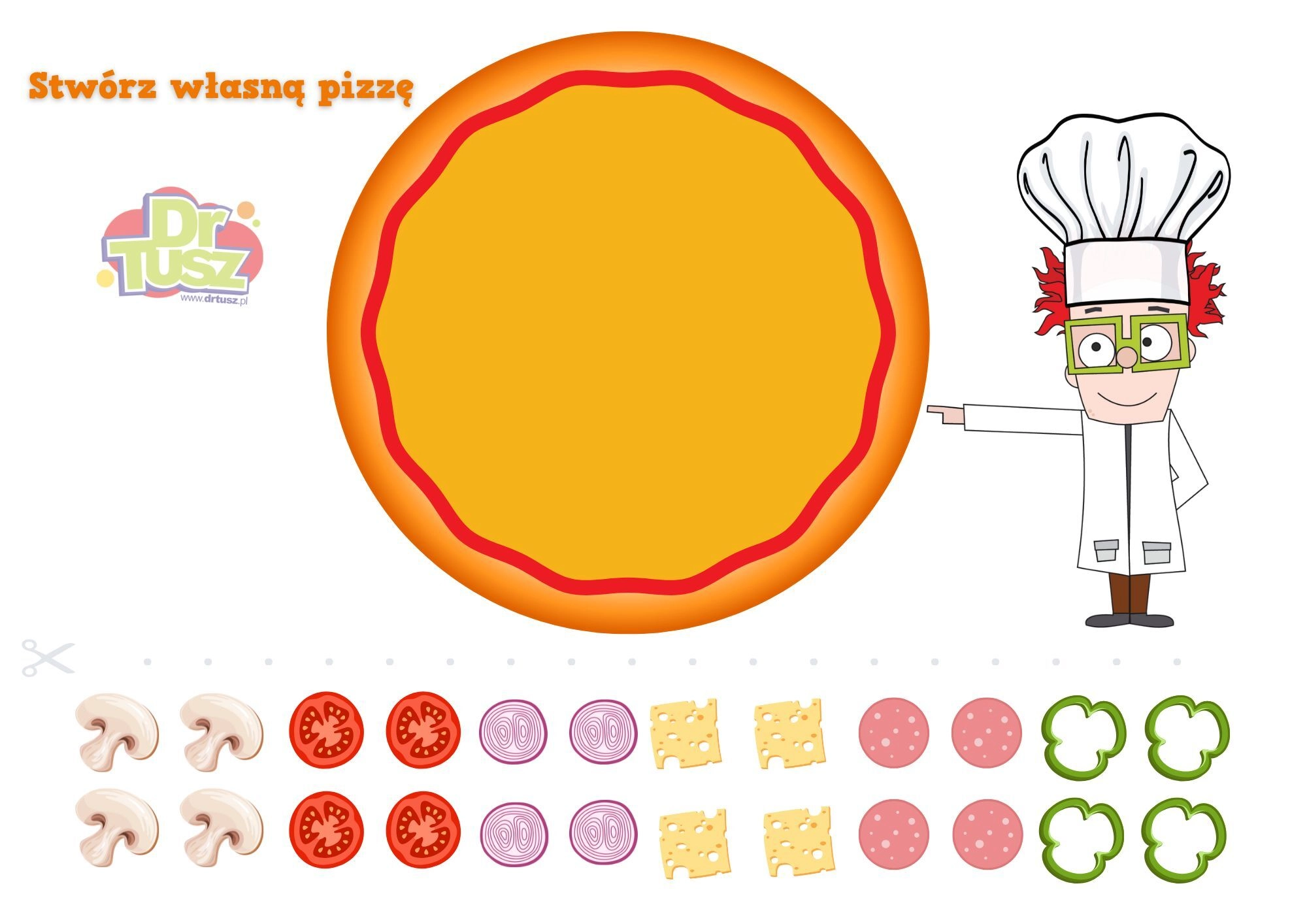 Stwórz swoją własną pizzę! - Kreatywna zabawa DIY dla dzieci