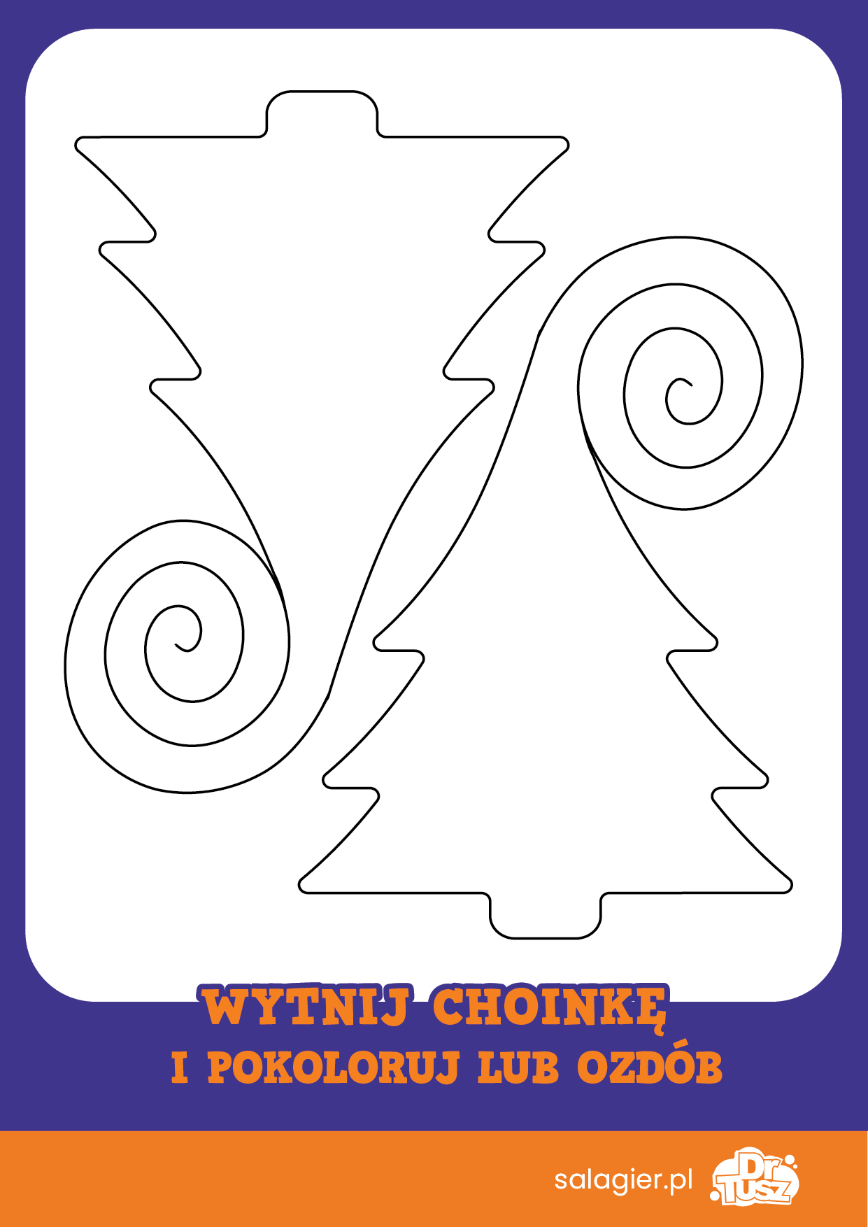 Ozdoba na choinkę w kształcie choinki