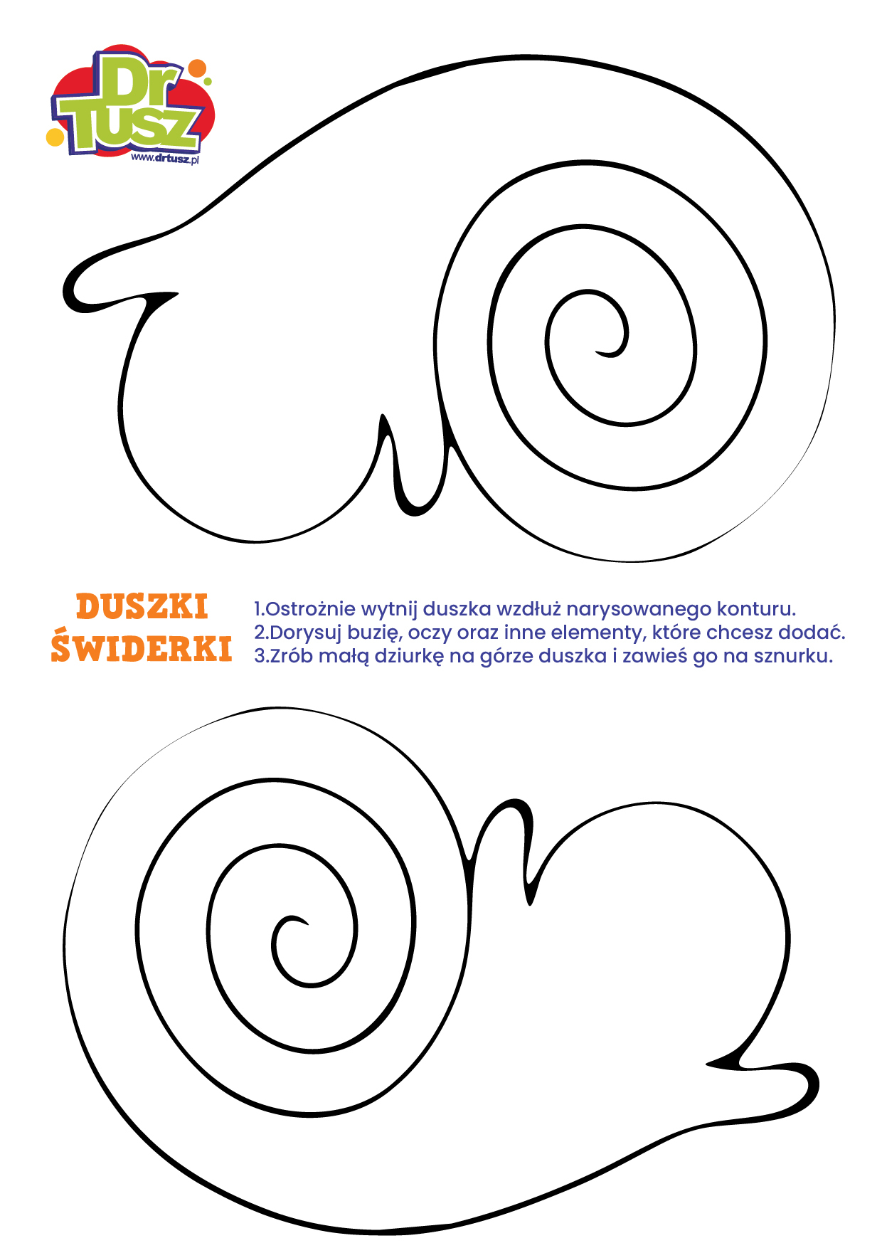 Duszki Świderki - ozdoba halloween