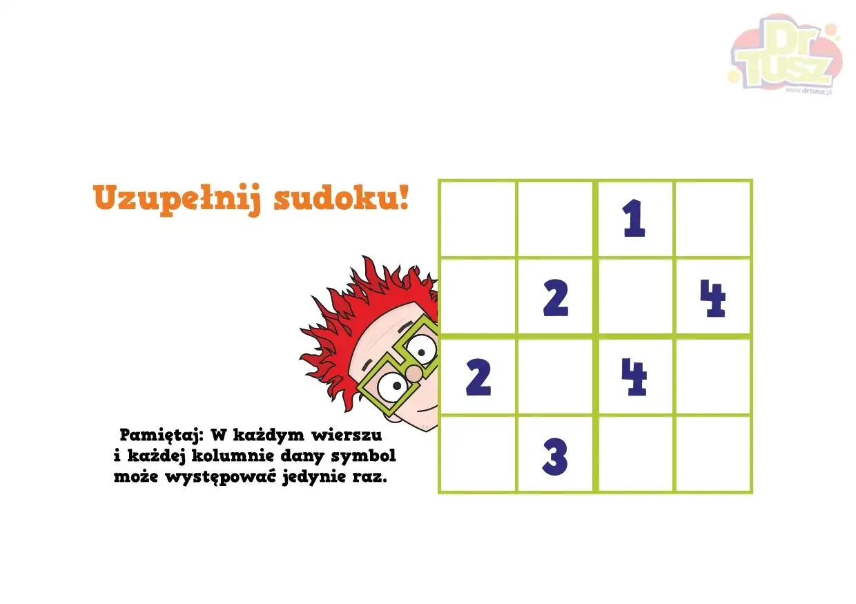 Sudoku z liczbami 2
