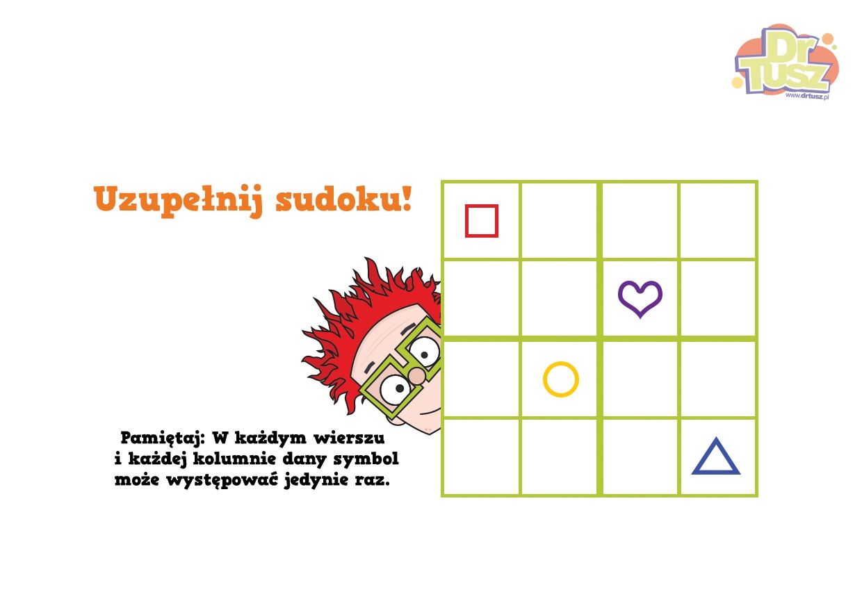 Sudoku - Sudoku kwadrat serce